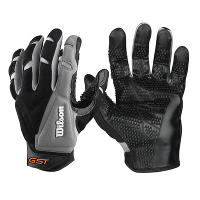 Wilson GST Trench OL/DL Line Football Gloves Adult Large (Open Box)