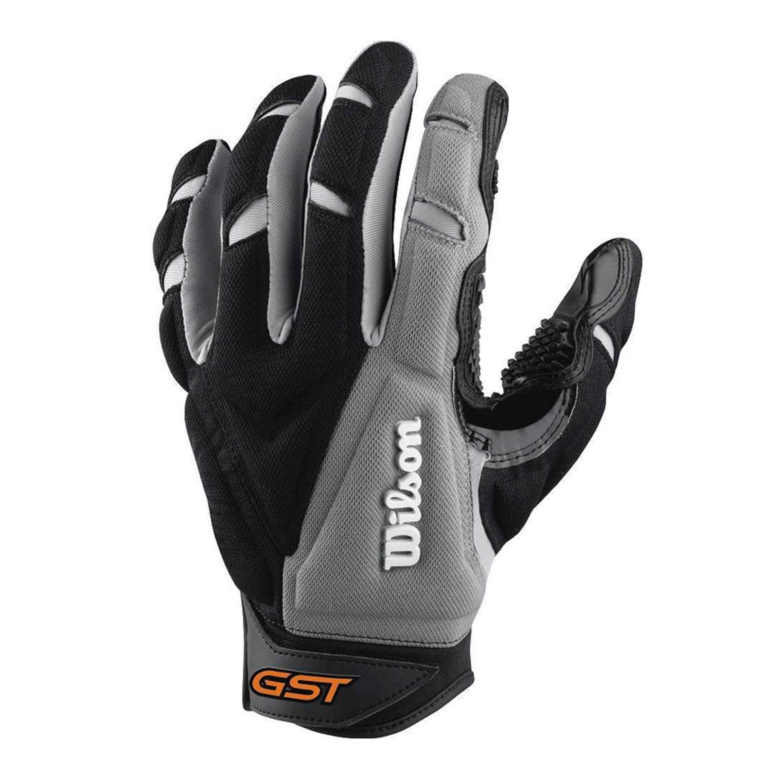 Wilson GST Trench OL/DL Line Football Gloves Adult Large (Open Box)