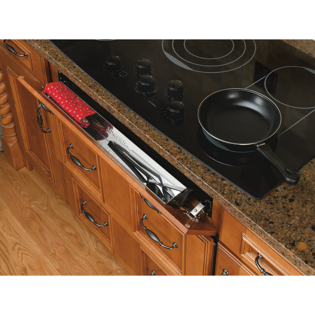 Rev-A-Shelf 25" Front Tip Out Sink Tray Organizer for Kitchen Sink, 6541-25-52 - VMInnovations