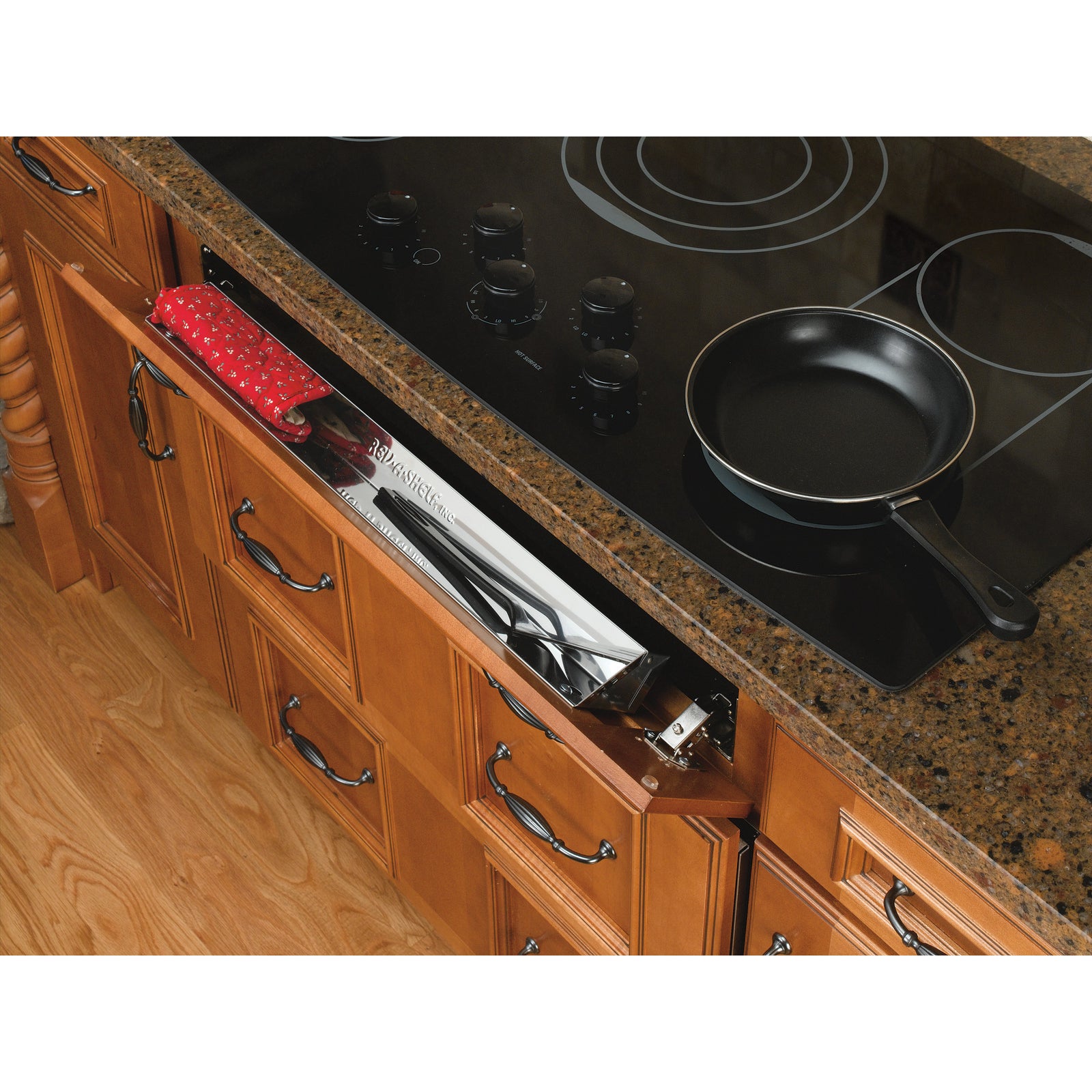 Rev-A-Shelf 25" Front Tip Out Sink Tray Organizer for Kitchen Sink, 6541-25-52 - VMInnovations