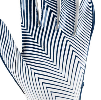 Wilson Authority Skill Receiver Football Gloves | Navy, Adult Small (Open Box)
