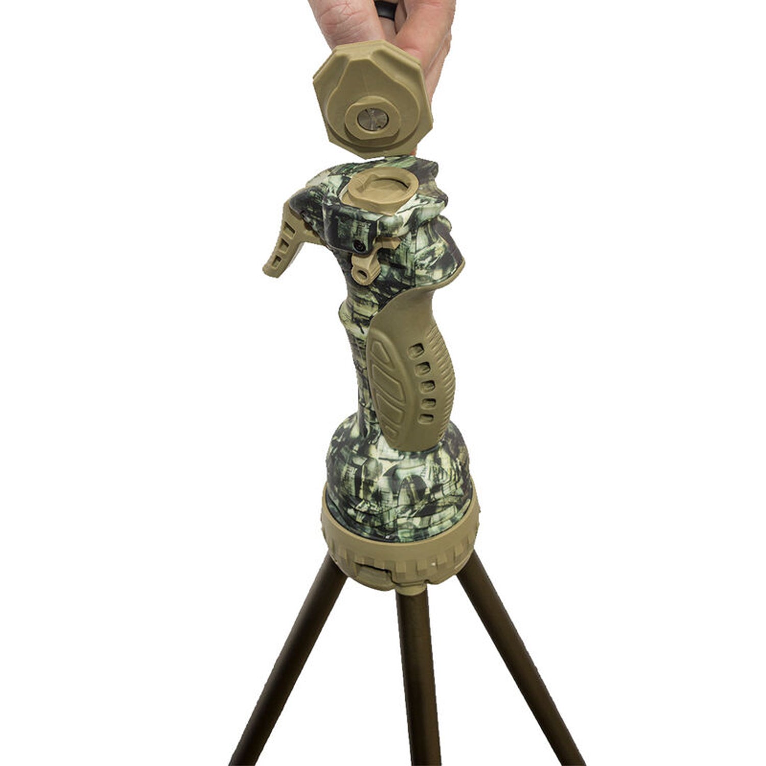 Primos Gen3 Crossbow Tripod Shooting Rests Trigger Stick, Green Camo (Open Box)