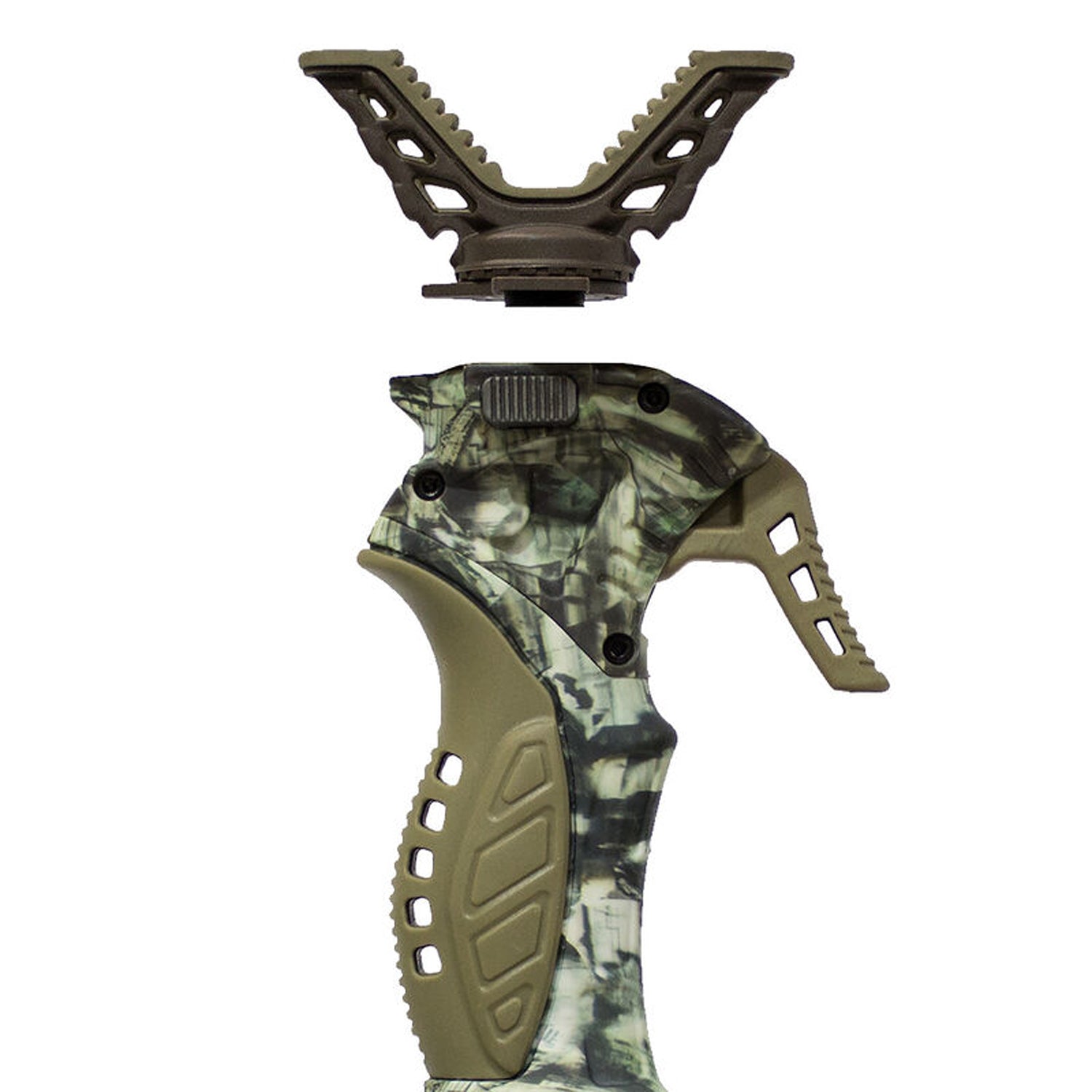 Primos Gen3 Crossbow Tripod Shooting Rests Trigger Stick, Green Camo (Open Box)