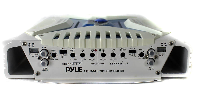 Pyle Elite 1000 Watt 4 Channel Amplifier Bluetooth Marine ATV Amp (For Parts)