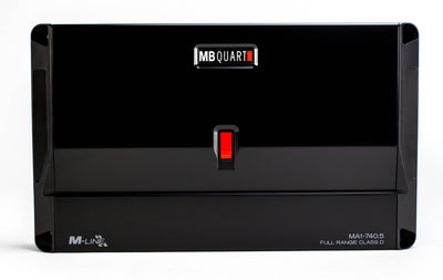 MB Quart MA1-740.5 740W Class D Powersports 5 Channel Amplifier + 4 Gauge Kit