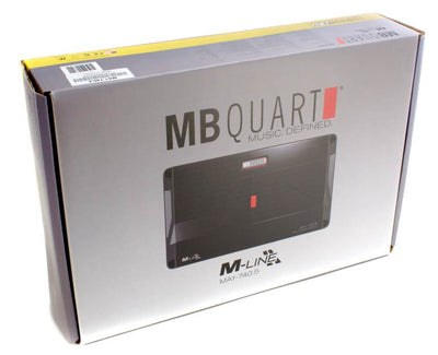 MB Quart MA1-740.5 740W Class D Powersports 5 Channel Amplifier + 4 Gauge Kit