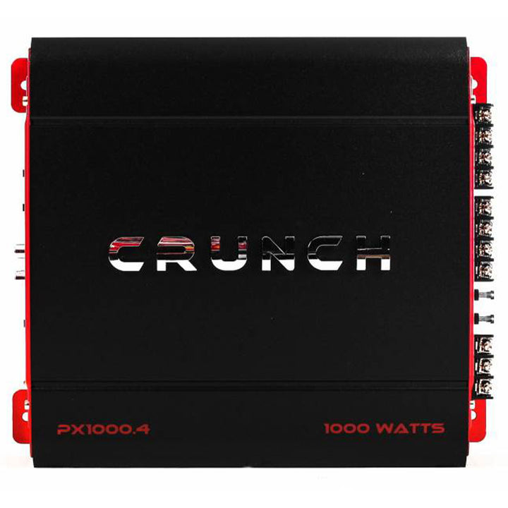 Crunch PX-1000.4 1000W Car Stereo Amp & Soundstorm AKS8 8 Gauge Amp Wiring Kit