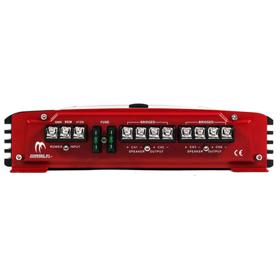 Crunch PX-1000.4 1000W Car Stereo Amp & Soundstorm AKS8 8 Gauge Amp Wiring Kit - VMInnovations