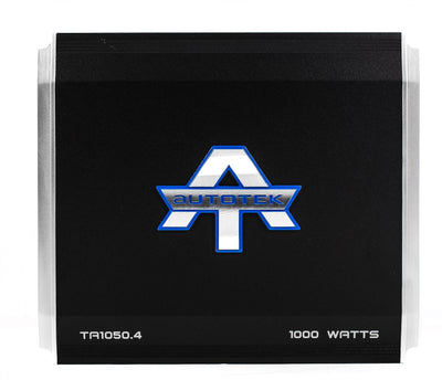 Autotek TA1050.4 4 Channel 1000 Watt Amp Car Audio Power Amplifier + Wiring Kit