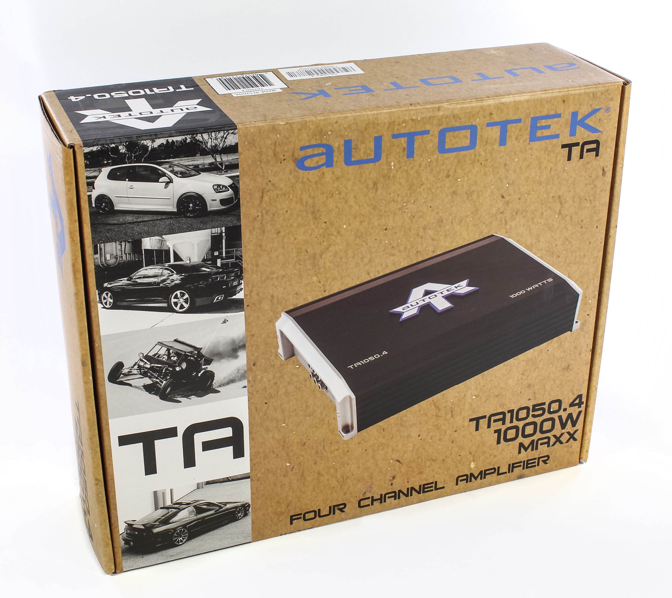 Autotek TA1050.4 4 Channel 1000 Watt Amp Car Audio Power Amplifier + Wiring Kit