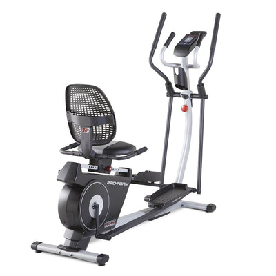 ProForm Hybrid Elliptical & Recumbent Bike Home Gym Trainer PFEL03815 - Open Box
