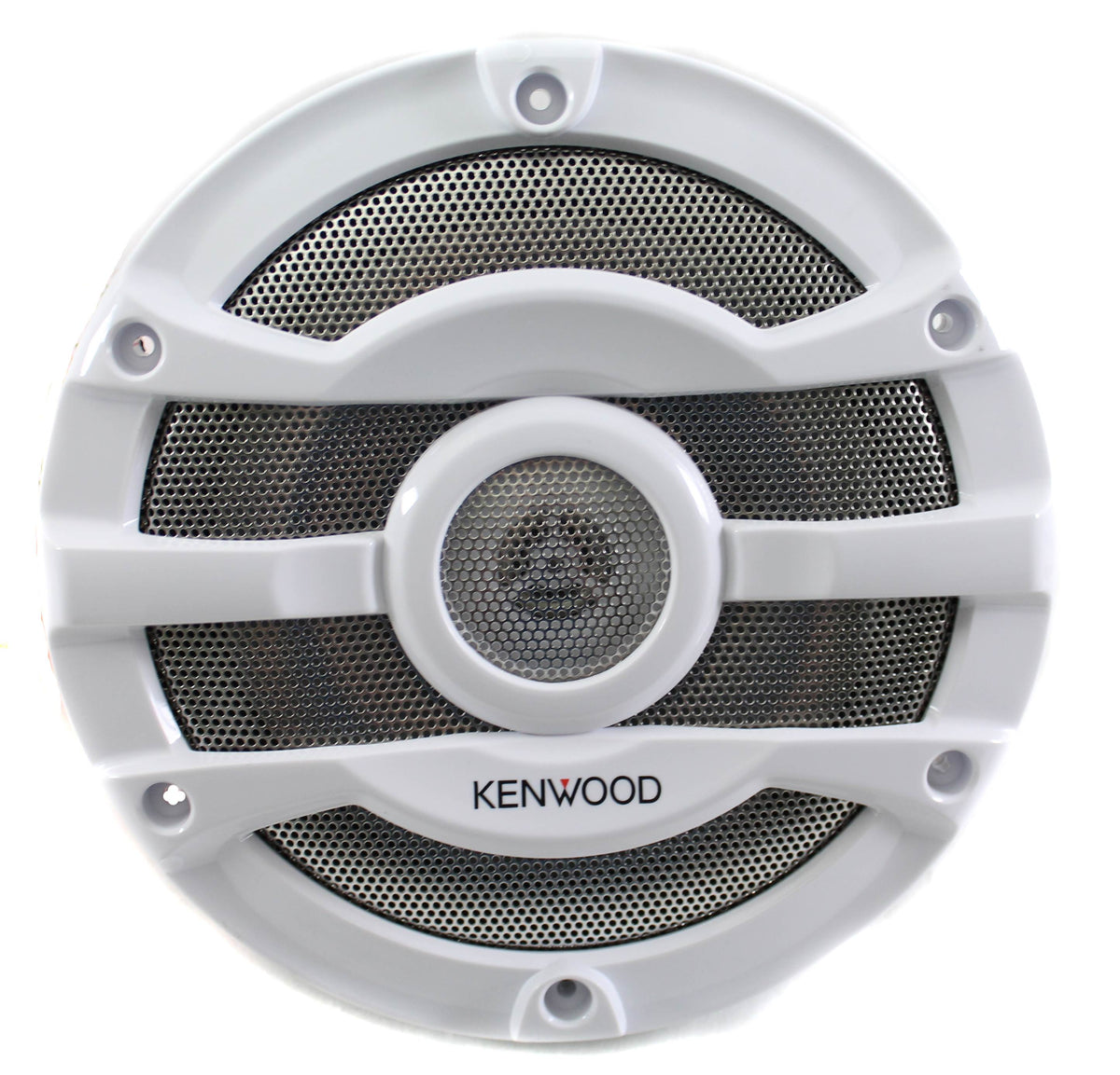 2) Kenwood 8 Inch 300 Watt Marine Boat White Speakers | KFC-2053MRW - Open Box