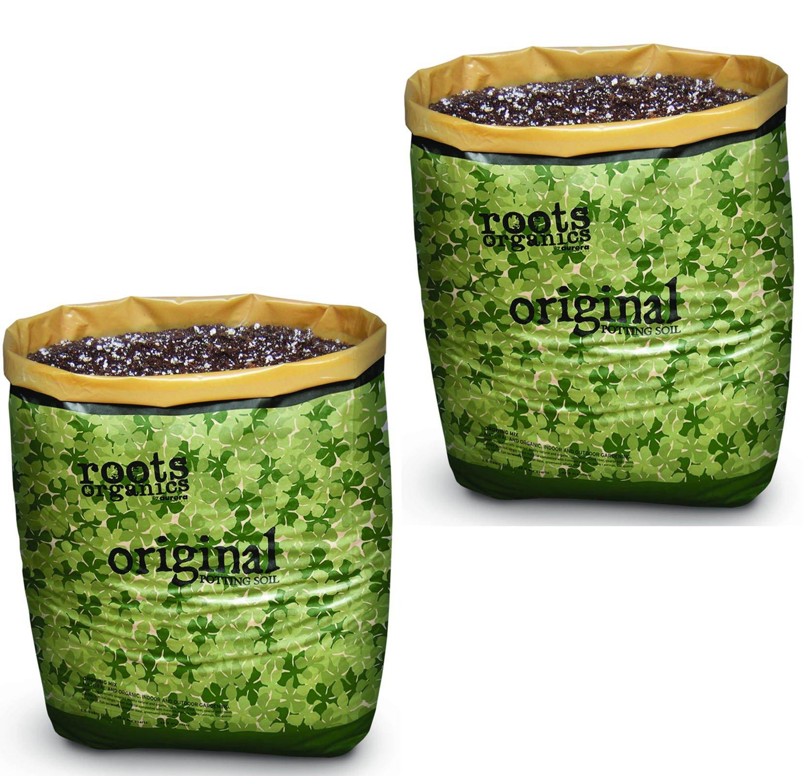 Roots Organics Hydroponic Gardening Coco Fiber Potting Soil, 1.5 cu ft (2 Pack) - VMInnovations