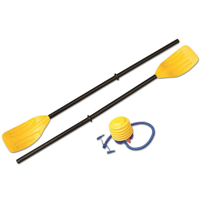 Bestway 77 x 45 Inches HydroForce Inflatable Raft Set with Oars and Pump| 61062E - VMInnovations