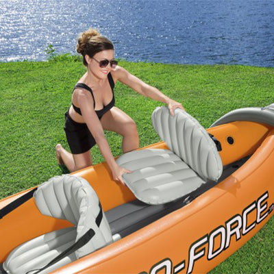 Bestway 126 x 35 Inches Lite-Rapid X2 Inflatable Kayak Float with Oars | 65077E