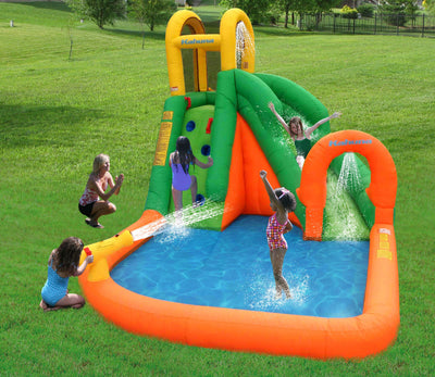 Magic Time Tornado Twist Inflatable Water Slide and Splash Pool (Open Box)