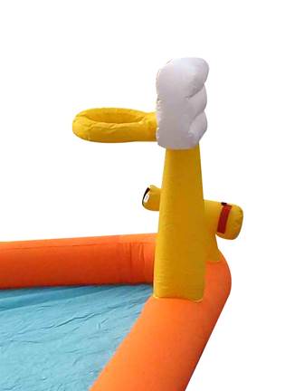 Magic Time Titan Falls with Junior Inflatable Water Slide, Green (Open Box)