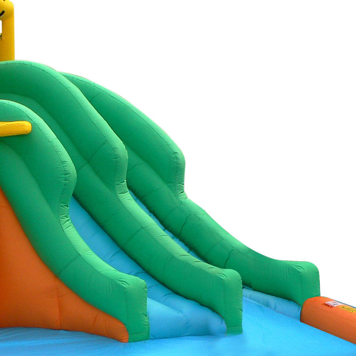 Magic Time Twin Falls Inflatable Water Slides and Splash Pool Area - Open Box