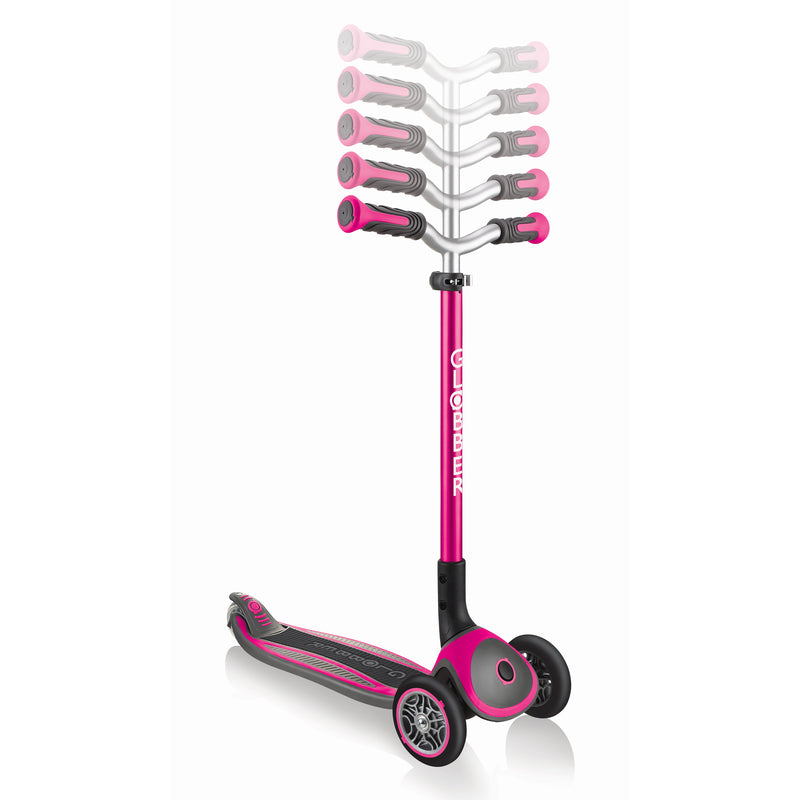 Globber Master 3-Wheel Foldable Scooter for Kids Aged 4 and Up, Pink (For Parts)