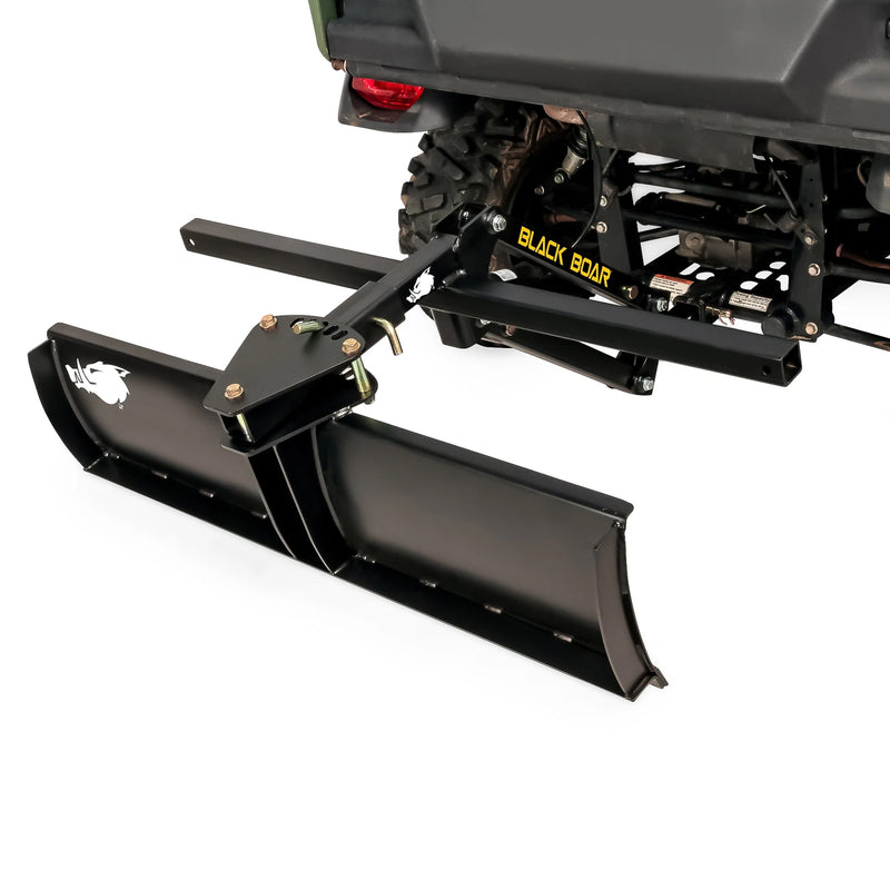 Black Boar ATV UTV Steel Agricultural Scrape Blade Implement Attachment (Used)