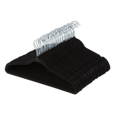 Space Saving Velvet Non-Slip Suit Clothes Hangers (35 Pack) Open Box