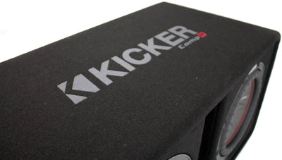 Kicker 43DCWR102 CompR 10" 1600 Watt 2-Ohm Dual Loaded Car Subwoofer Enclosure