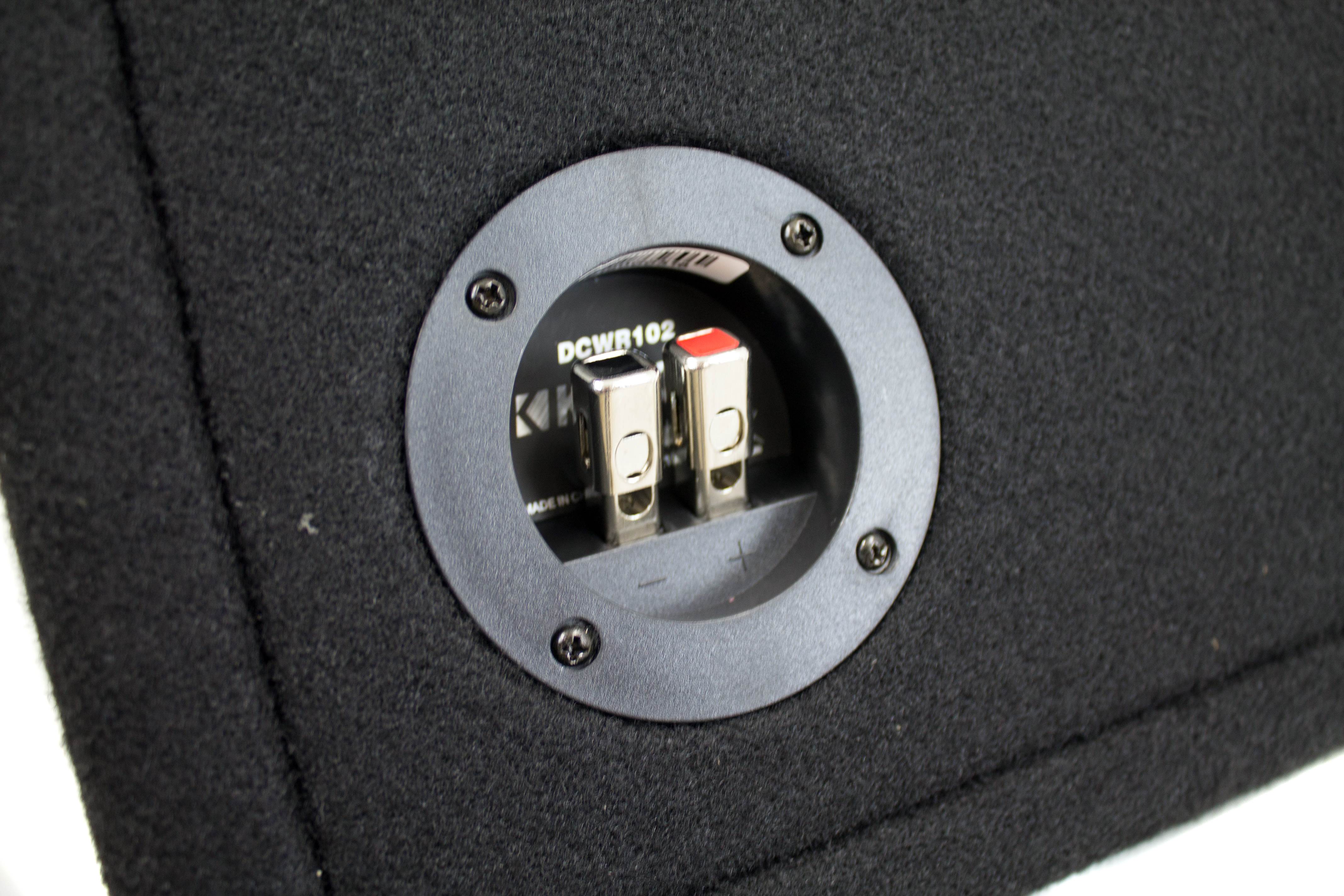 Kicker 43DCWR102 CompR 10" 1600 Watt 2-Ohm Dual Loaded Car Subwoofer Enclosure