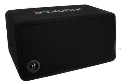 Kicker 43DCWR102 CompR 10" 1600 Watt 2-Ohm Dual Loaded Car Subwoofer Enclosure