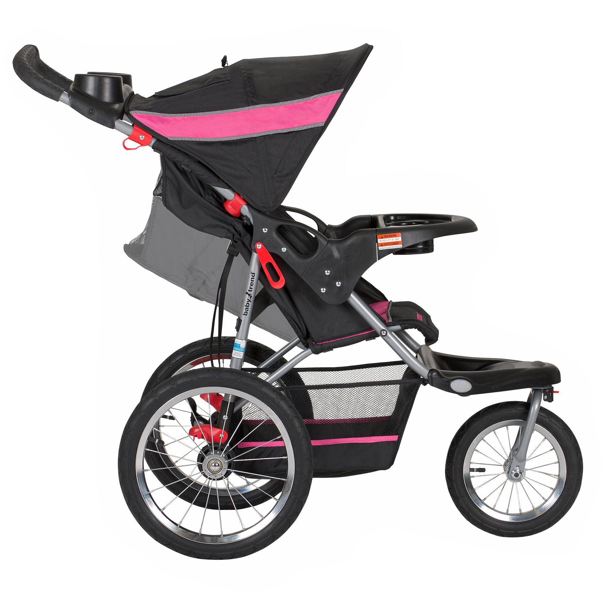 Baby Trend Expedition Travel System Folding Jogging Stroller, Bubble Gum (Used)