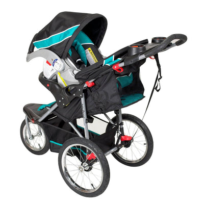 Baby Trend Range Travel System Folding Jogging Stroller, Tropic - Open Box