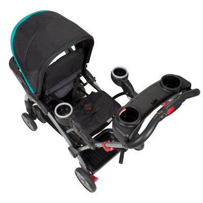 Baby Trend Sit N Stand Ultra Infant Kids Double Stroller, Lagoon (Open Box)