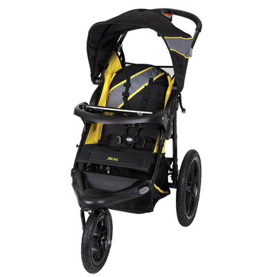 Baby Trend XCEL Jogger Traveling Stroller with Storage, Lemon Zest (Open Box)