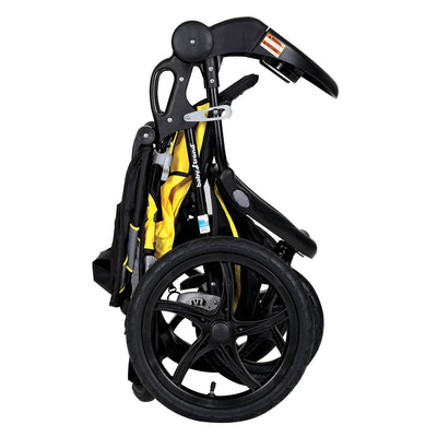 Baby Trend XCEL Jogger Traveling Stroller with Storage, Lemon Zest (Open Box)