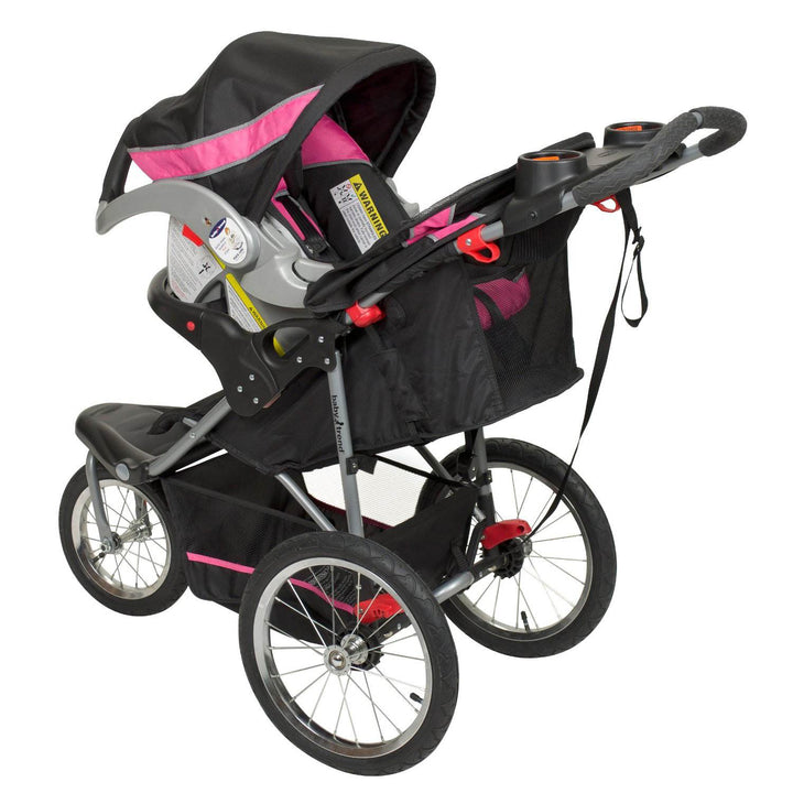Baby Trend Expedition Jogger Folding Jogging Stroller Bubble Gum (Open Box) - VMInnovations