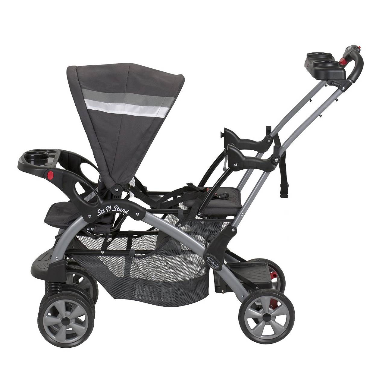 Baby Trend Sit N Stand Double Twin Baby Toddler Stroller, Liberty (Open Box)
