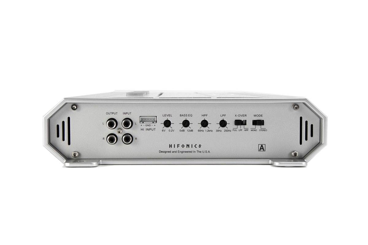 Hifonics Zeus 1200 Watt 2-Channel Car Stereo Power Amplifier + 4 Gaue Wiring Kit