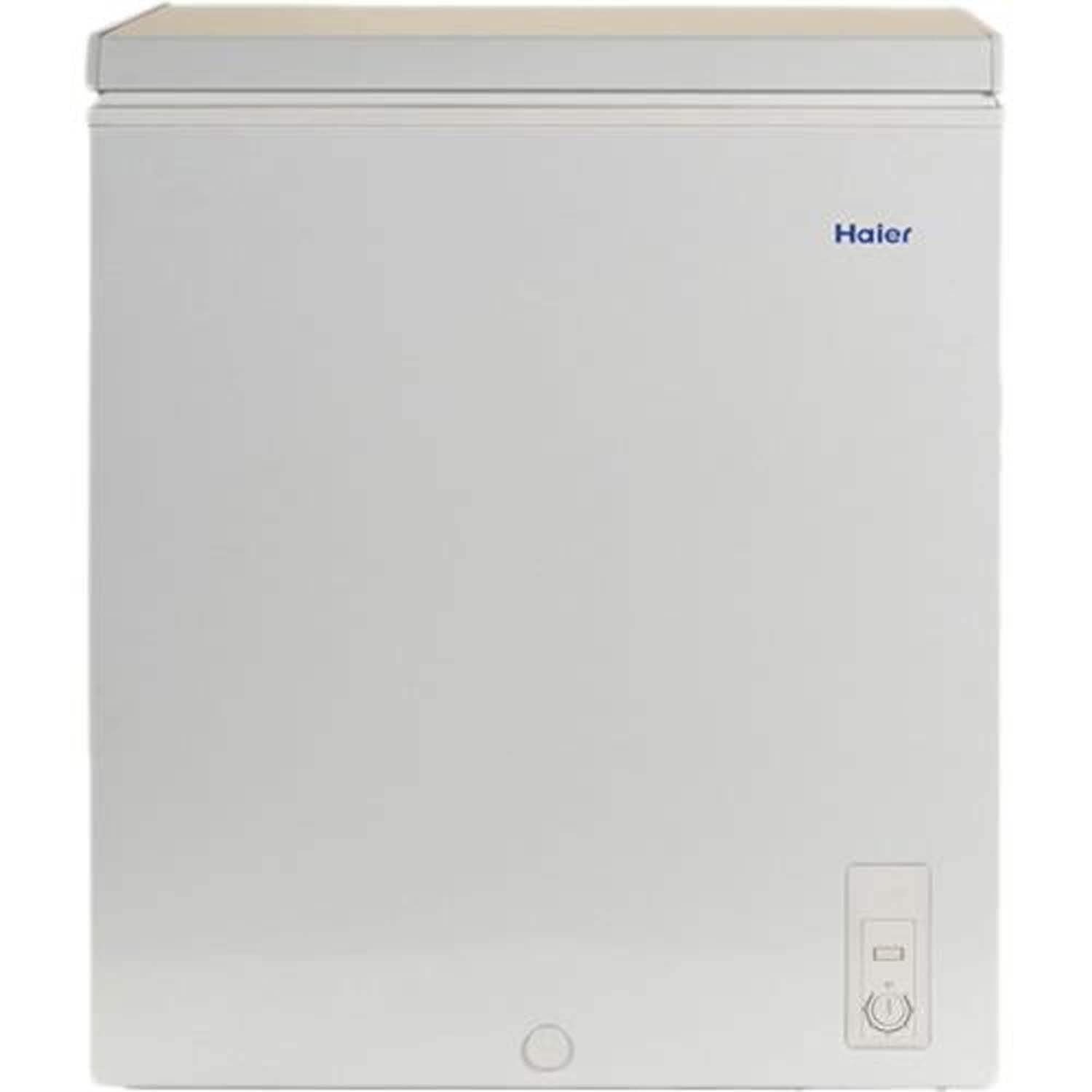 Haier HF50CM23NW Compact 5.0 Cu. Ft. Chest Freezer Upright Deep Freeze - Damaged