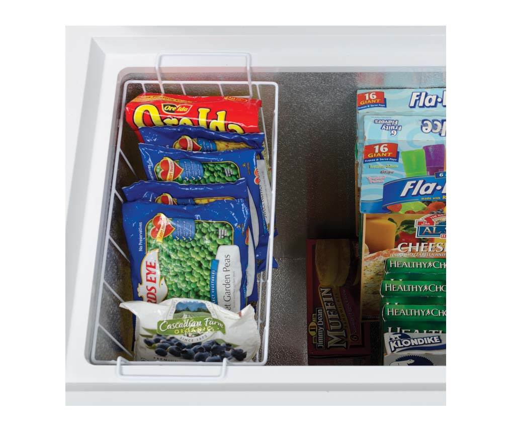 Haier HF50CM23NW Compact 5.0 Cu.Ft. Chest Freezer Upright Deep Freeze (Open Box)