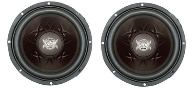 2) Lanzar Vibe 800 Watt 8-Inch 4-Ohm Subwoofers Black Car Audio SVC Subs | VW84