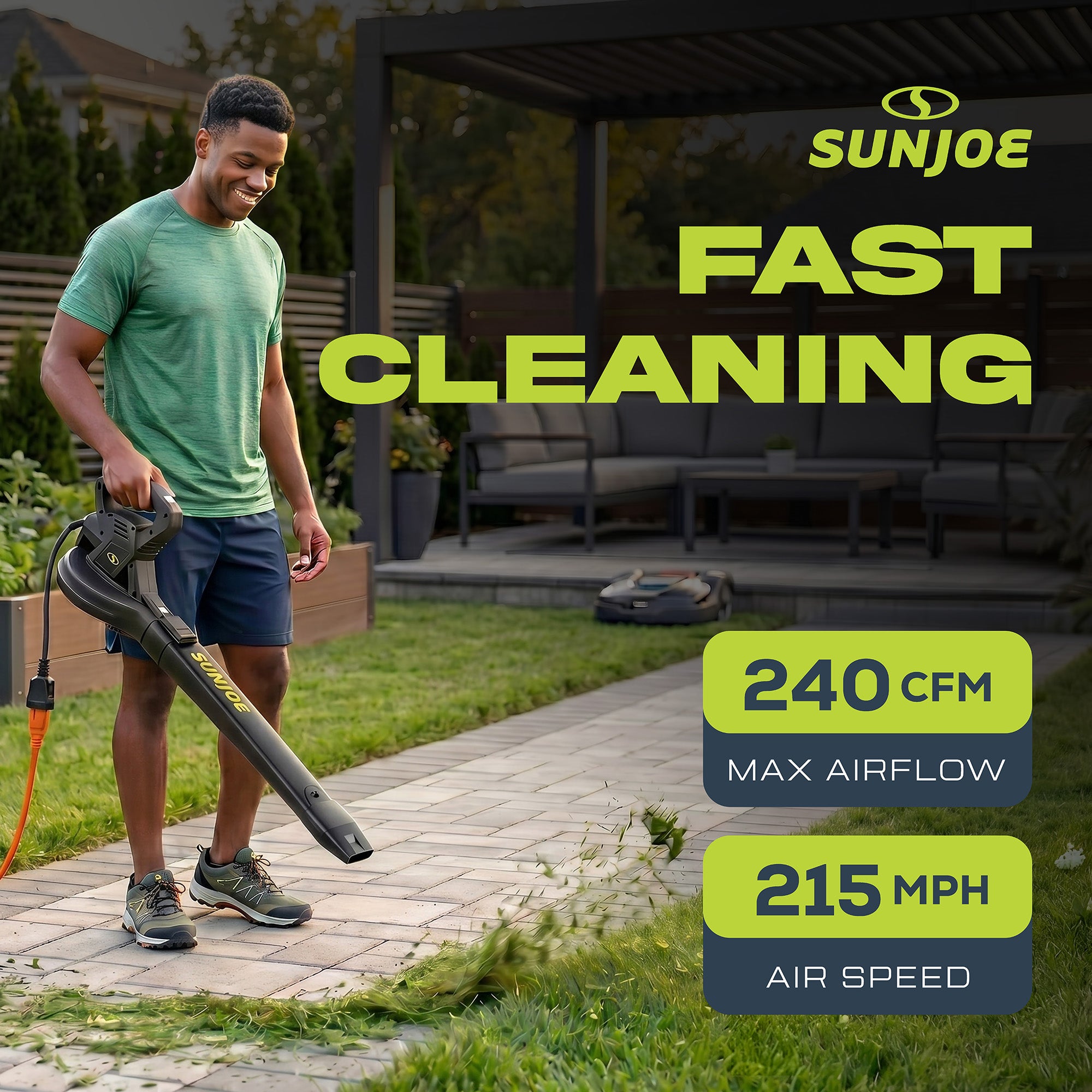 Sun Joe Blower Joe 10-Amp 215 MPH All-Purpose 2-Speed Electric Blower (Used) - VMInnovations
