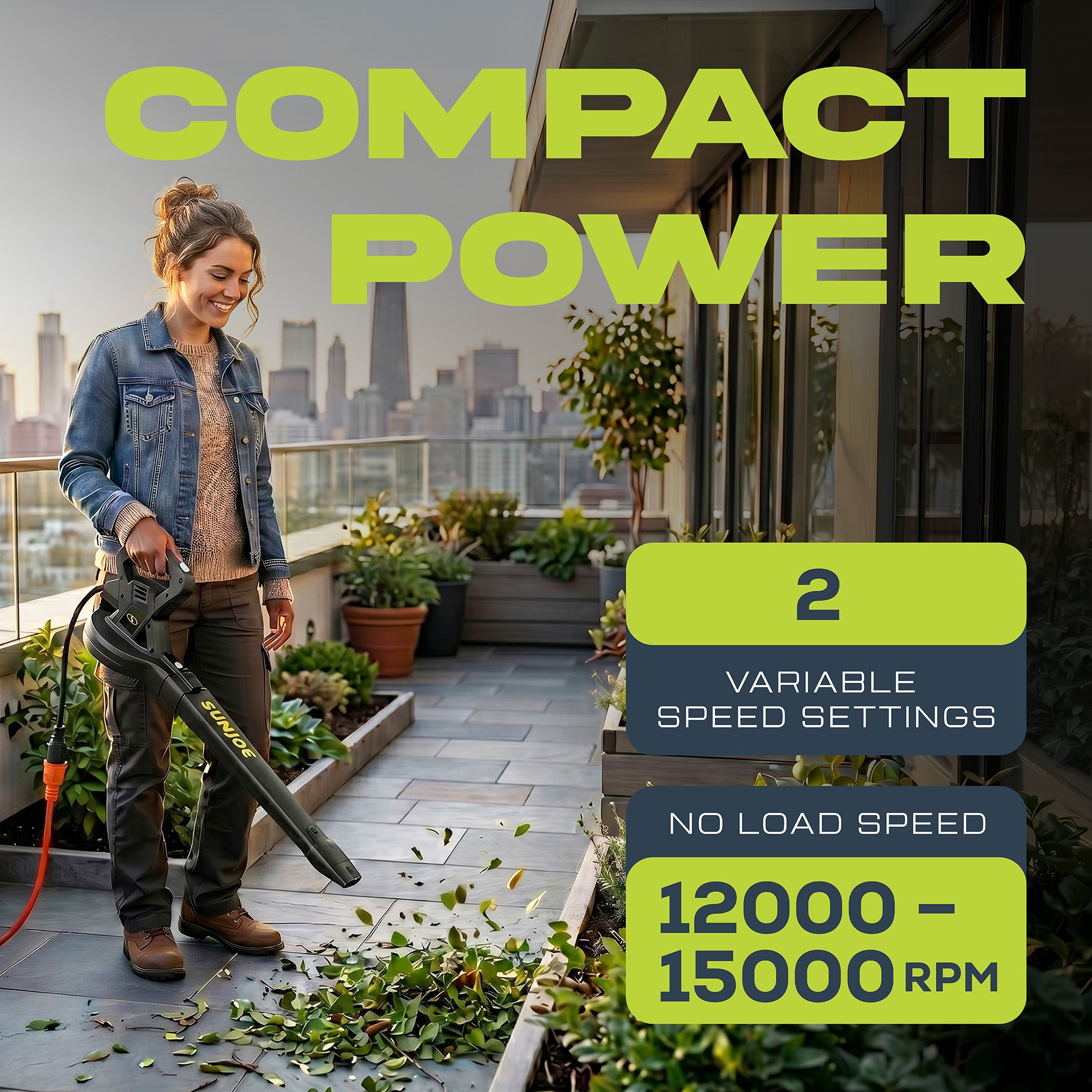 Sun Joe Blower Joe 10-Amp 215 MPH All-Purpose 2-Speed Electric Blower (Used) - VMInnovations