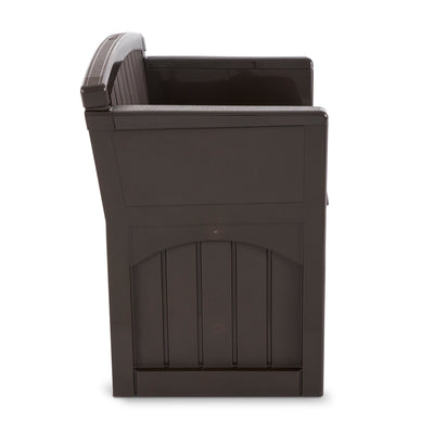 Suncast 31 Gallon Patio Seat Outdoor Storage and Bench Chair PB2600J - Open Box - VMInnovations