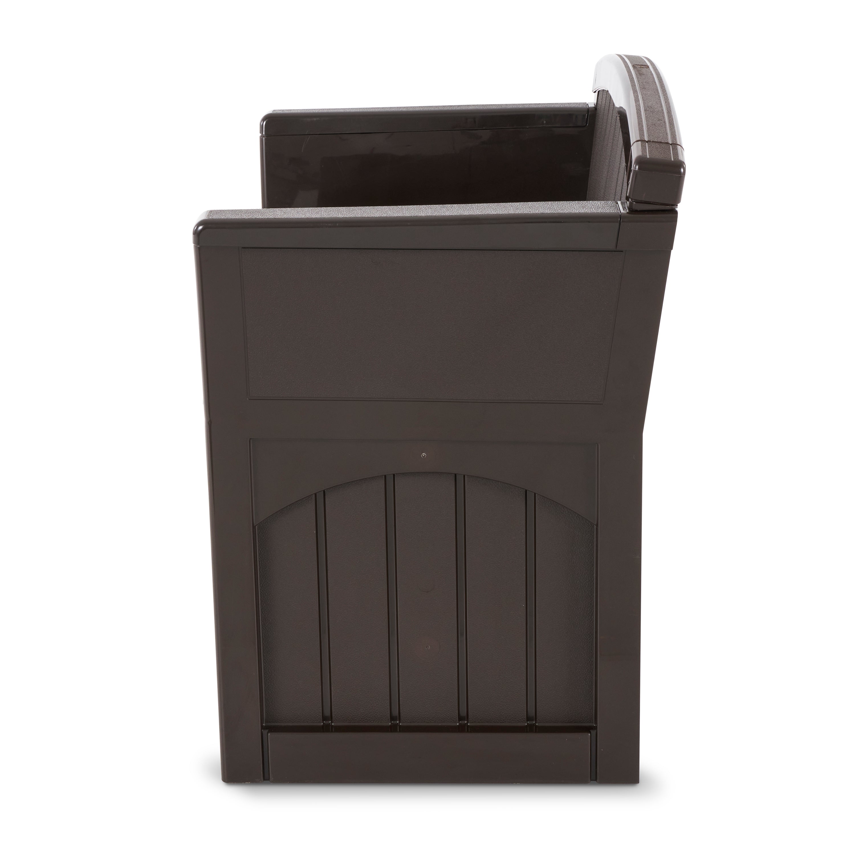 Suncast 31 Gallon Patio Seat Outdoor Storage and Bench Chair PB2600J - Open Box - VMInnovations