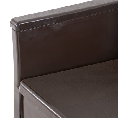 Suncast 31 Gallon Patio Seat Outdoor Storage and Bench Chair PB2600J - Open Box - VMInnovations