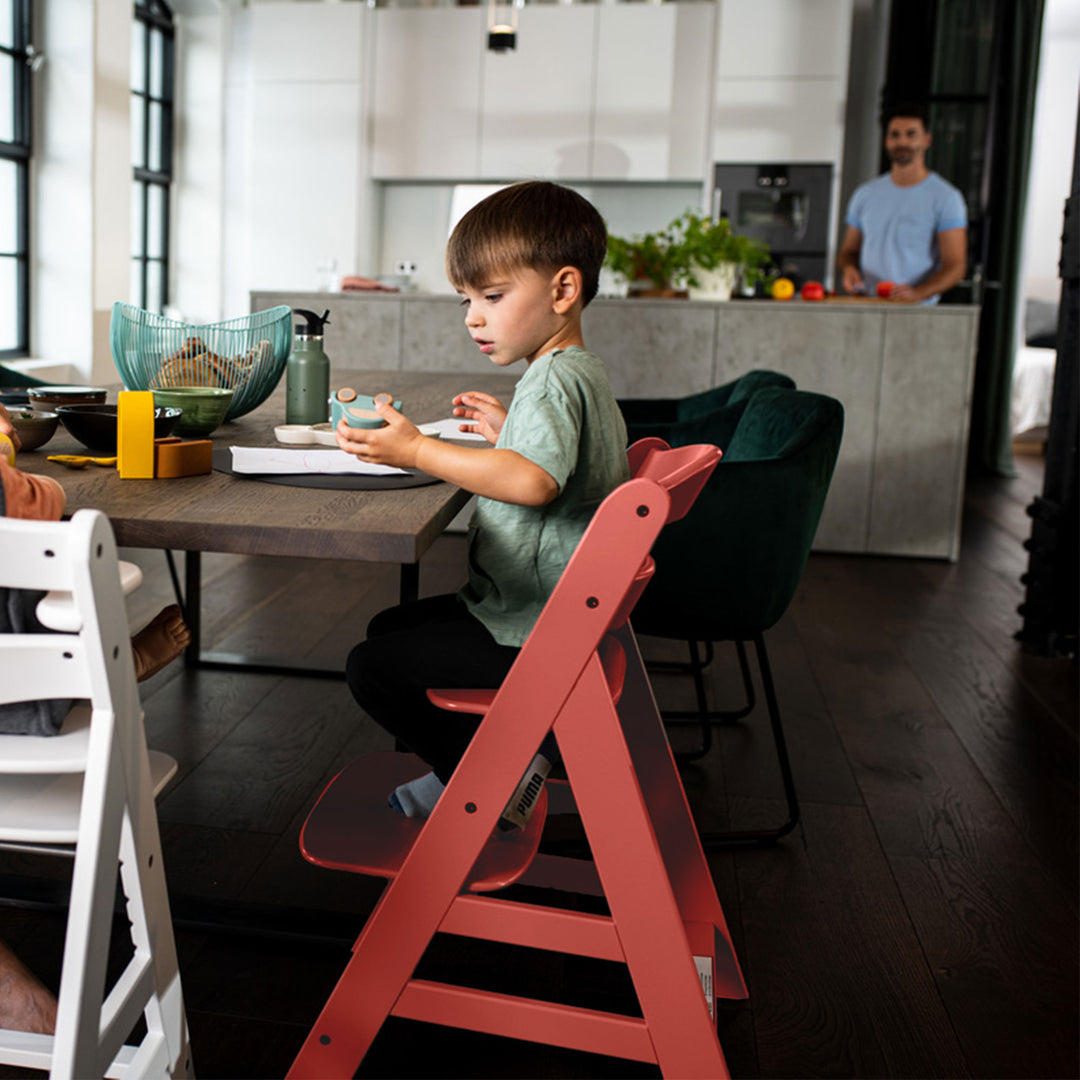 hauck Alpha+ Grow Along Adjustable Wooden Highchair, Beechwood (Open Box)