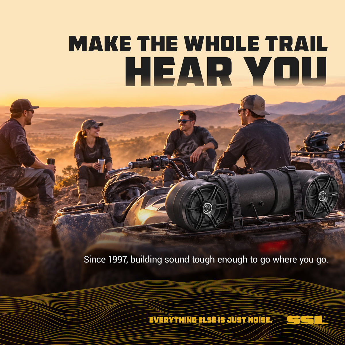 SOUNDSTORM BTB6 Bluetooth 6.5" 450W ATV/Marine Off Road Amplified Tube Speaker