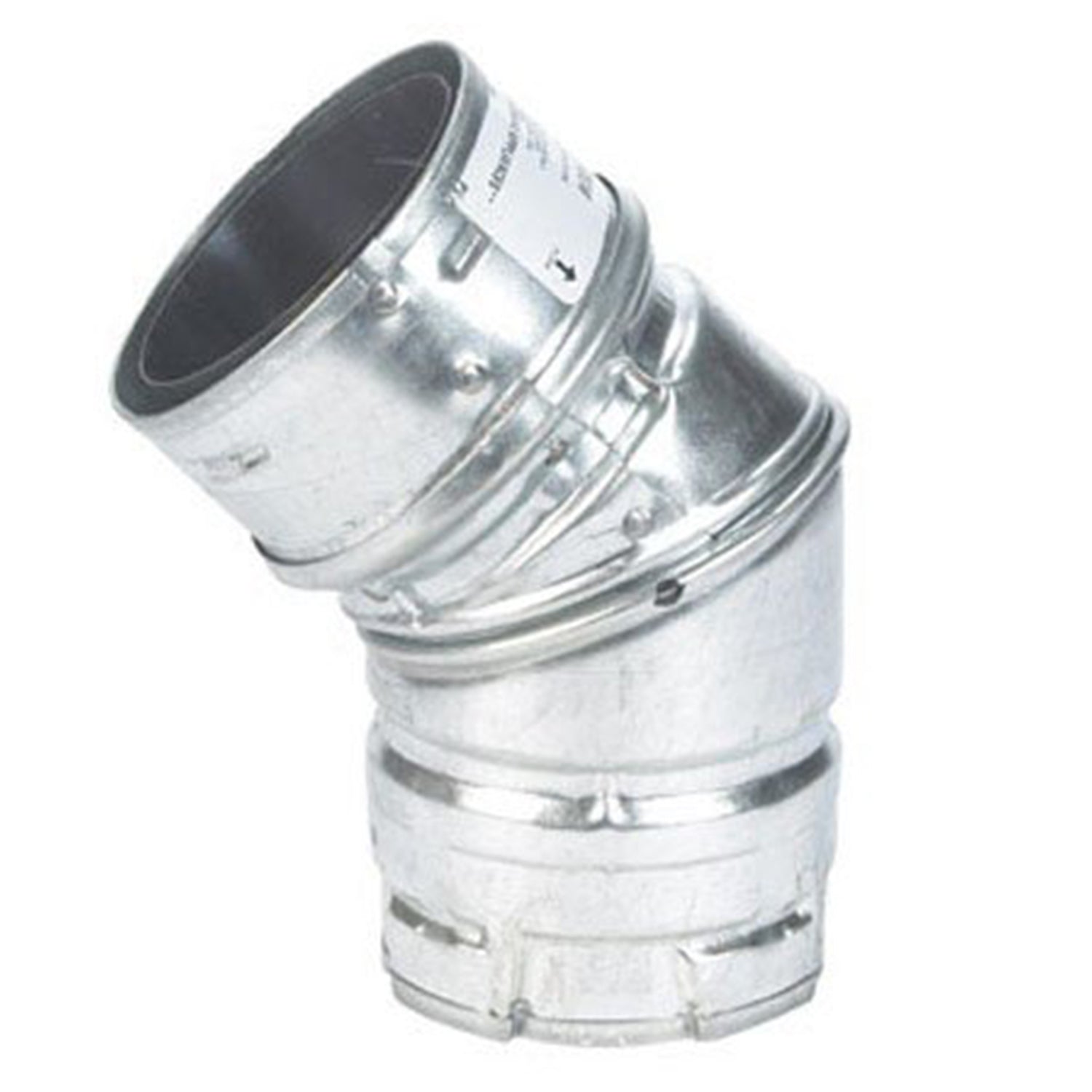 DuraVent PelletVent Stainless Steel 45 Degree Elbow Stove Pipe, 6" (Open Box) - VMInnovations