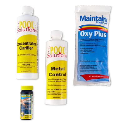 Swimming Pool Start-Up Chemical Kit - Pools Up To 10,000 Gallons (Open Box)