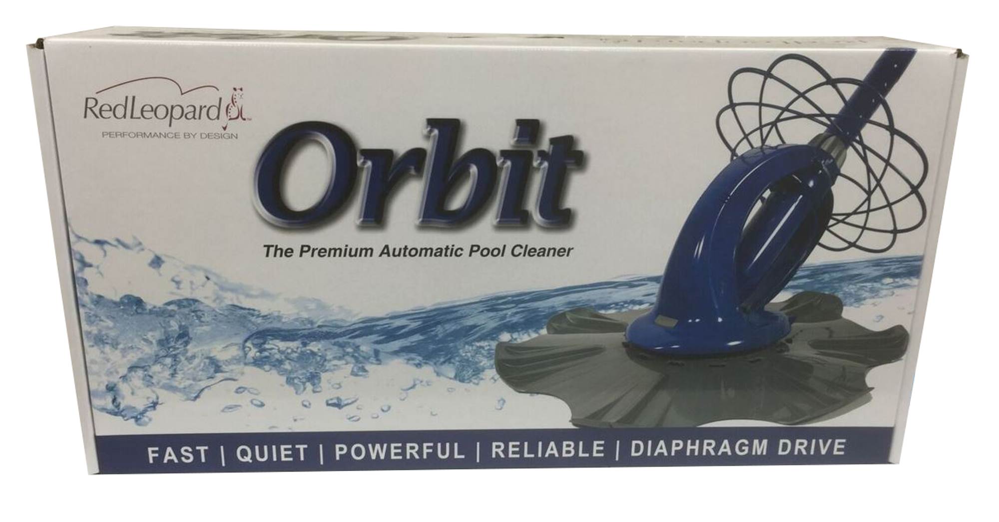 Red Leopard Orbit Premium 18" Swimming Pool Suction Vacuum Cleaner (Open Box)