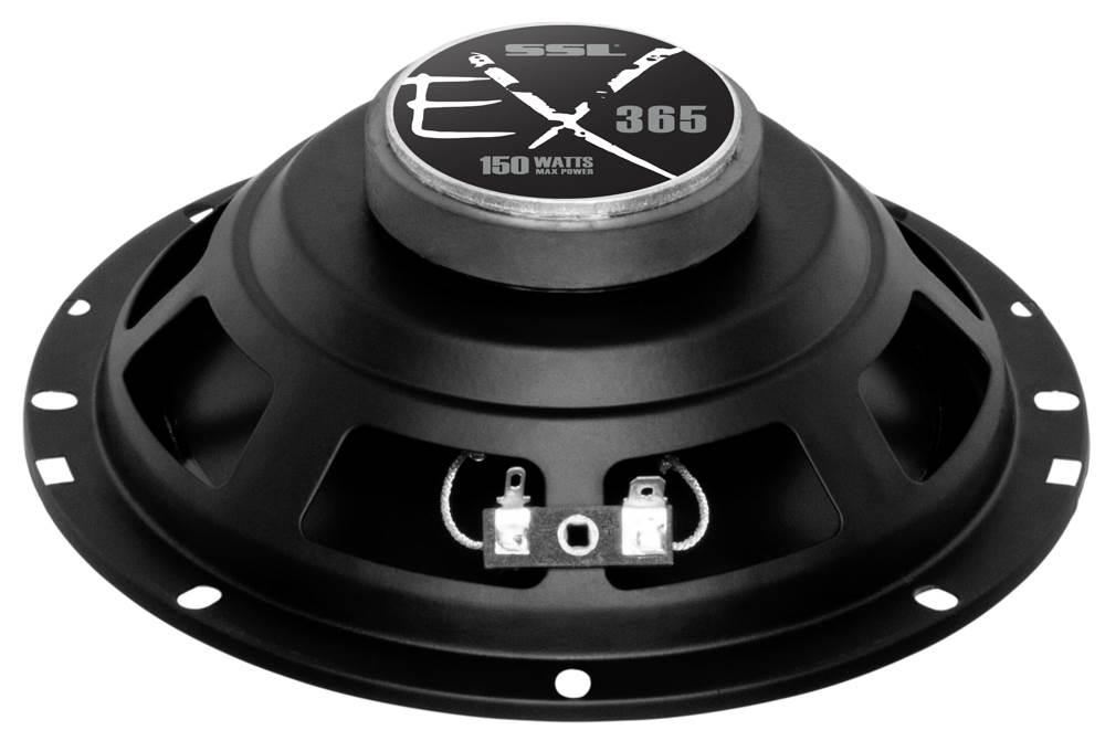 4) Soundstorm SSL EX365 6.5" 300W 3-Way Car Coaxial Audio Black Speakers Pair